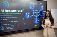 جنى حسام الطالبة بالجامعة العربية