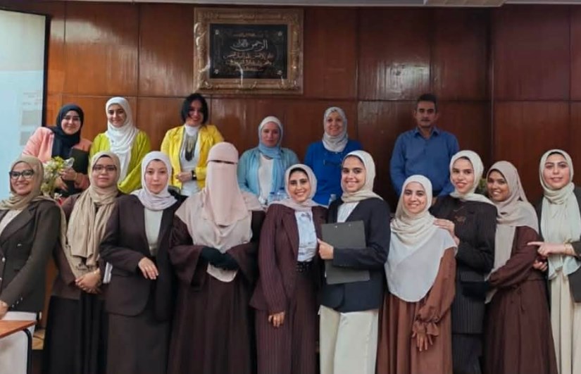 طالبات قسم تربية الطفولة بجامعة عين شمس 