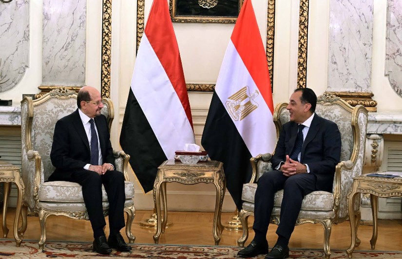 مدبولى يستقبل رئيس الوزراء اليمنى