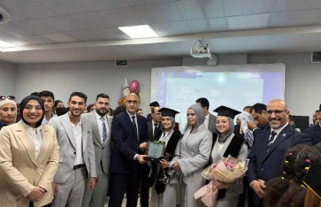 طلاب كلية التكنولوجيا الحيوية – قسم التكنولوجيا الحيوية الصيدلانية – بجامعة بدر بالقاهرة