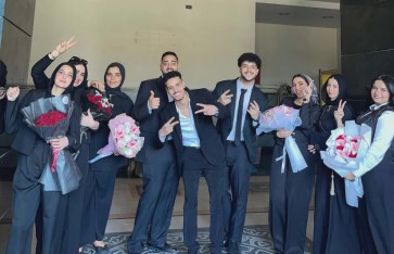طلاب شعبة المحاسبة بالمعهد العالي للإدارة بالمحلة الكبرى