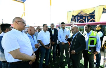 تفقد رئيس الوزراء مجمع ألستوم الصناعى