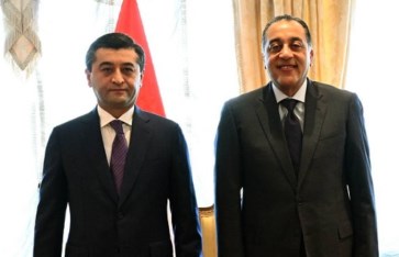 رئيس الوزراء يستقبل وزير خارجية أوزبكستان