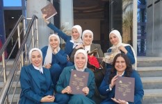 طلاب المعهد العالي للإدارة بالمحلة الكبرى