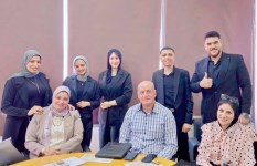 فريق من طلاب كلية التجارة – قسم بيزنس بجامعة طنطا