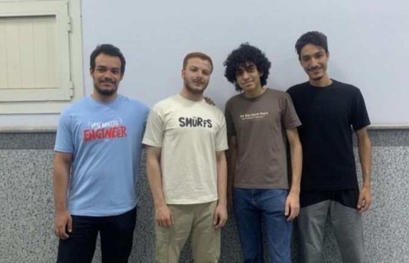 طلاب جامعة حلوان الأهلية 