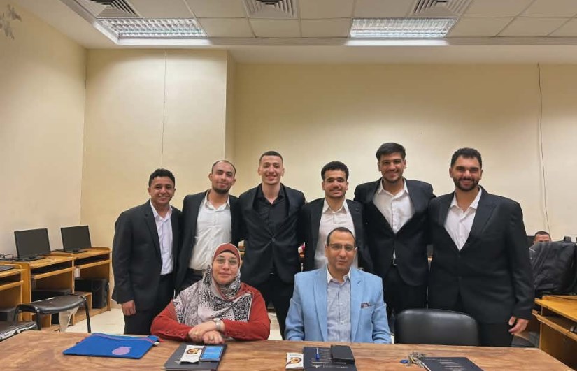 طلاب كلية الحاسبات والذكاء الاصطناعي- جامعة بنها 