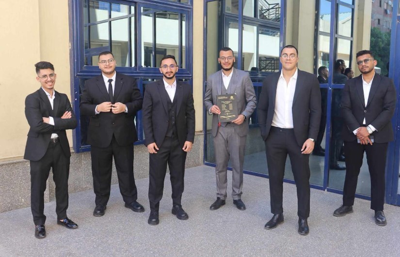 فريق من طلاب قسم علوم الحاسب بـ معهد طيبة العالي