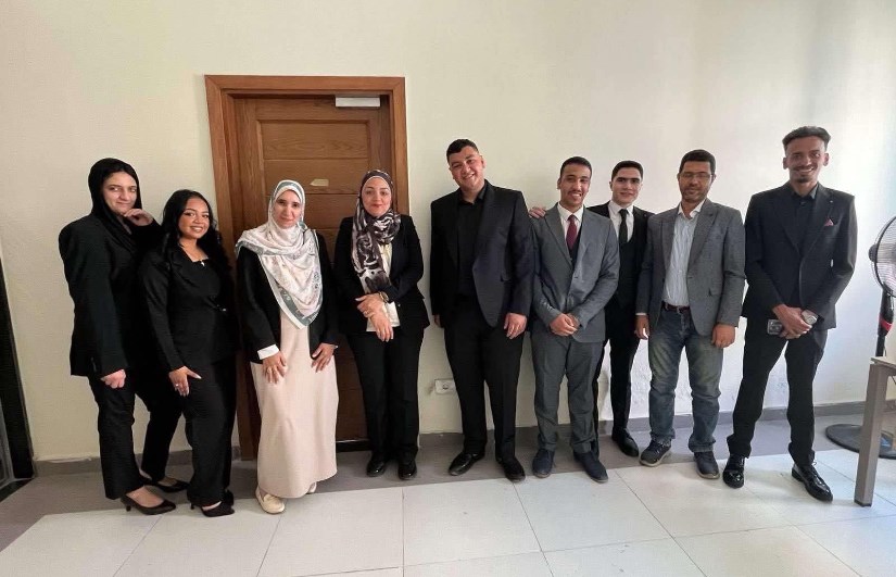 فريق من طلاب كلية Bidt – جامعة حلوان الأهلية