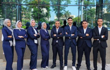 طلاب قسم نظم المعلومات الجغرافية بكلية الآداب – جامعة عين شمس