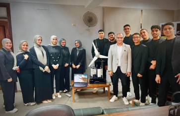 فريق من طلاب الكلية التكنولوجية بالفيوم