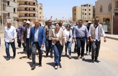 وزيرة الإسكان تتفقد الحي المتميز بمدينة بدر