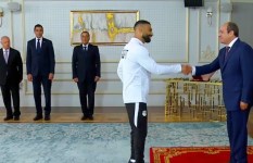 وزير شباب والرياضة بعد تكريم السيسي للاعبي مصر 