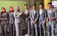 فريق من طلاب كلية الحاسبات وتكنولوجيا المعلومات