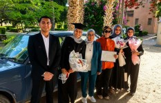 طلاب الفرقة الرابعة بقسم وقاية النبات بكلية الزراعة بمشتهر في جامعة بنها