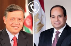 اتصال تليفونى بين الرئيس السيسى وعاهل الأردن
