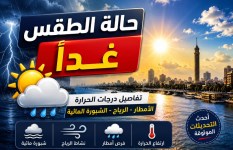 حالة الطقس غدا الأربعاء 