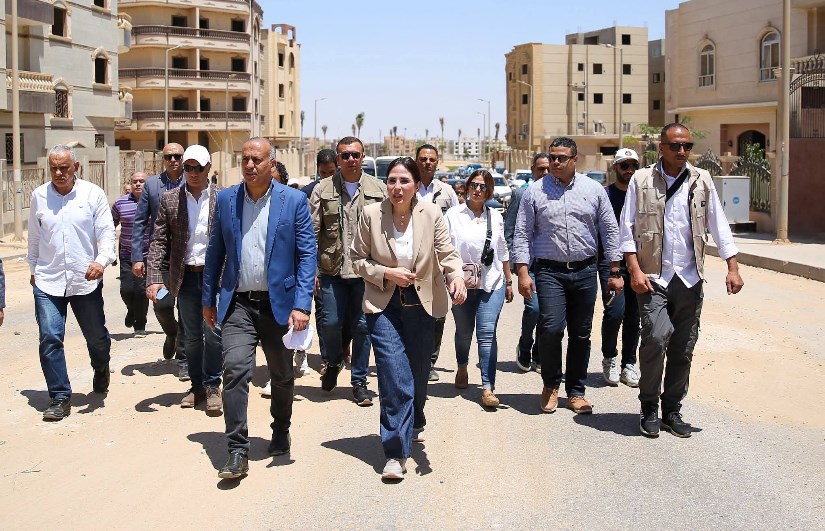 وزيرة الإسكان تتفقد الحي المتميز بمدينة بدر