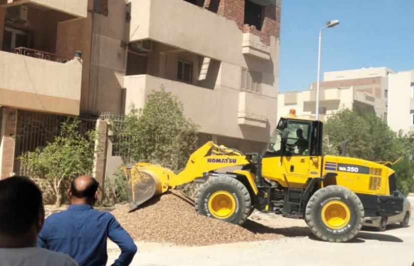 إزالة مخالفات البناء في الصعيد