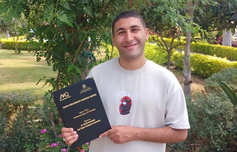 الطالب محمد هاني الحديدي من معهد المنصورة العالي للهندسة والتكنولوجيا