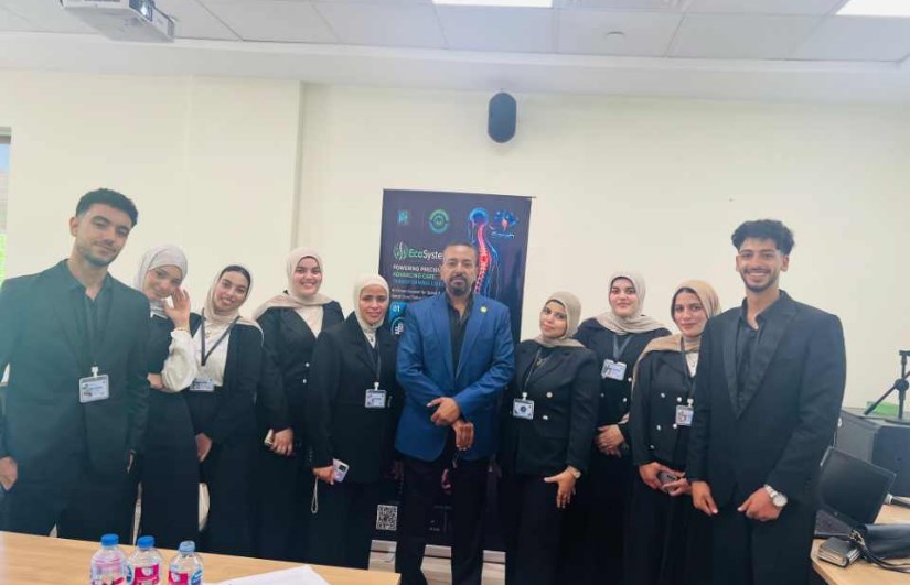 طلاب كلية العلوم الصحية التطبيقية بجامعة برج العرب التكنولوجية