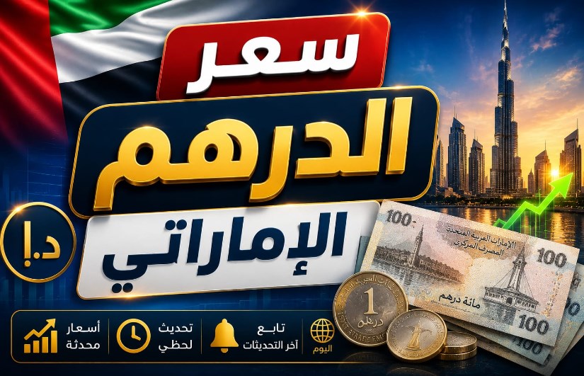 سعر الدرهم الإماراتي اليوم الثلاثاء 
