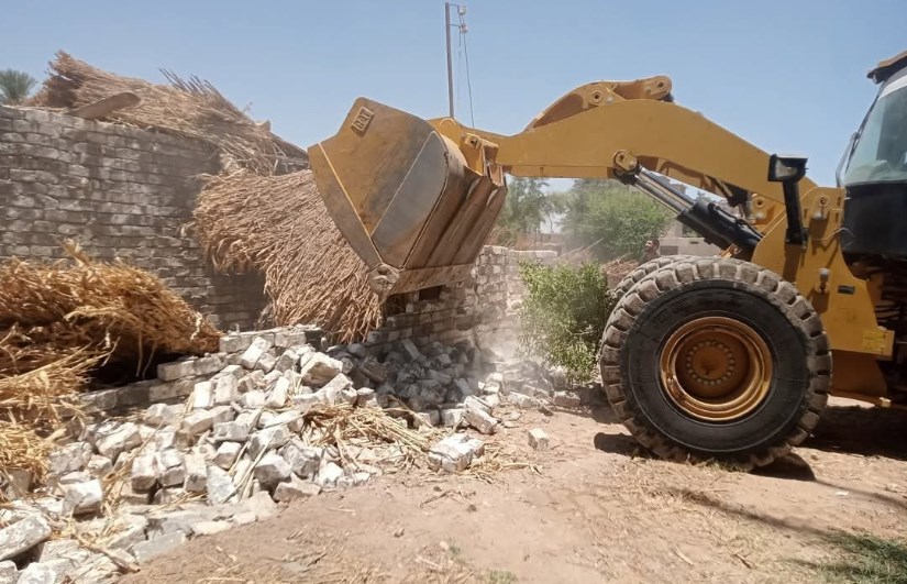 حملات مكثفة بسوهاج لإزالة التعديات واسترداد أراضي الدولة