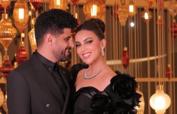 حمدي الميرغني  واسراء عبد الفتاح 