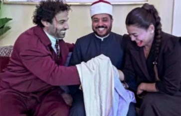 أسماء جلال وأحمد فهمي 