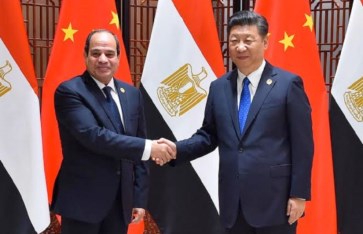 الرئيس السيسي ونظيره الصيني 