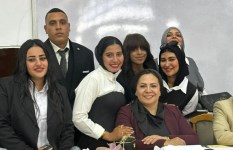 طلاب كلية سياحة وفنادق قسم الدراسات السياحية