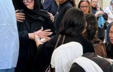 جنازة ابنة نجلاء فتحي 