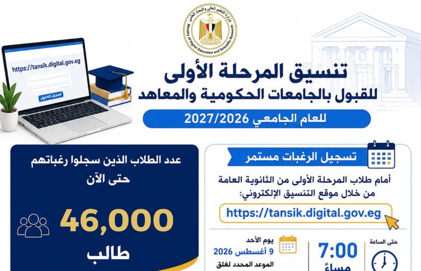 تنسيق الجامعات 2026
