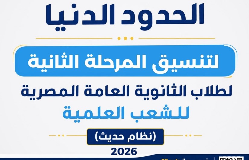 الحدود الدنيا لكليات المرحلة الثانية 