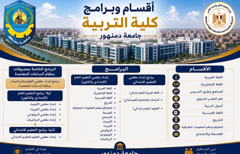 كلية التربية جامعة دمنهور 