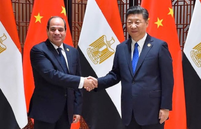 الرئيس السيسي ونظيره الصيني 