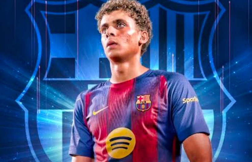 موهبة مصرية تراهن عليها برشلونة 