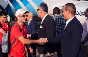 بعثة منتخب مصر في جوبا 