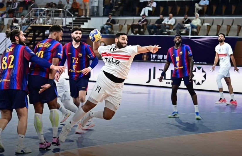 الزمالك وبرشلونة كأس العالم لكرة اليد